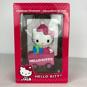 Kurt S Adler Hello Kitty Wagon & Present Christmas Ornament 2014